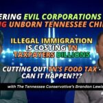 Video Podcast: Deterring Evil Corporations From Killing Unborn Tennessee Children / Illegal Immigration Is Costing TN Taxpayers Billions / Cutting Out TN Food Tax - Can It Happen???