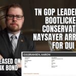 Tennessee GOP Leadership Bootlicker, Conservative Naysayer Arrested For DUI - Released On $4K Bond - Aaron Gulbransen Meme