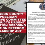 Jefferson County Republican Executive Committee Constructs Urgent Resolution Opposing Education Freedom Scholarship Act