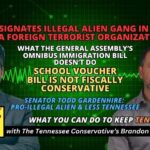 Video Podcast: Foreign Terrorists In Tennessee! What The TN Omnibus Immigration Bill Doesn't Do... Senator Todd Gardenhire: Pro-Illegal Alien & Less Tennessee & Much More!