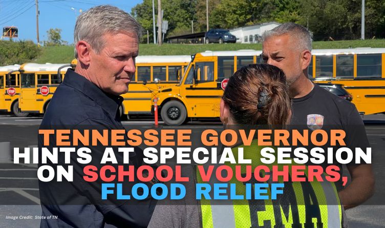 Tennessee Governor Hints At Special Session On School Vouchers, Flood Relief