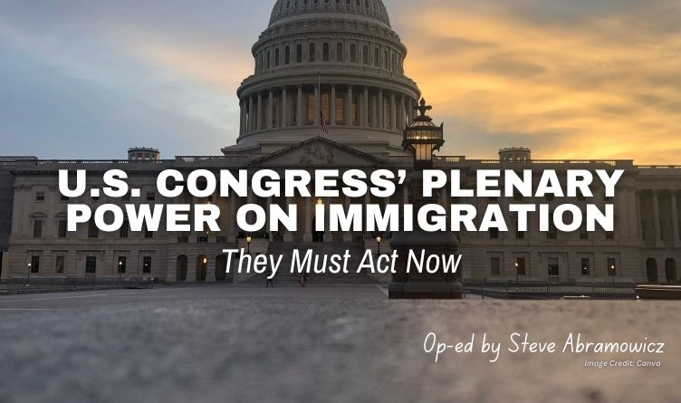 U.S. Congress’ Plenary Power On Immigration