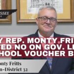 Video Podcast: Why Rep. Monty Fritts Voted NO on Gov. Lee's School Voucher Bill - Interview
