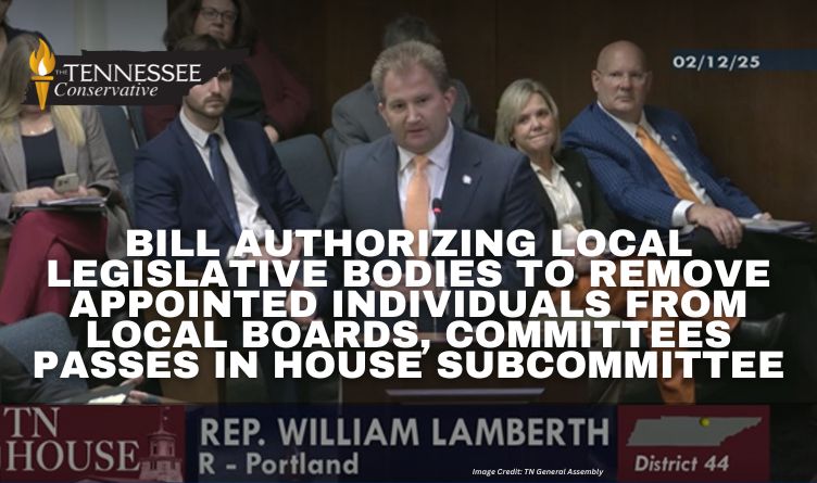 Bill Authorizing Local Legislative Bodies To Remove Appointed Individuals From Local Boards, Committees Passes In House Subcommittee