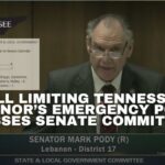 Bill Limiting Tennessee Governor’s Emergency Powers Passes Senate Committee