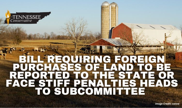 Bill Requiring Foreign Purchases Of Land To Be Reported To The State Or Face Stiff Penalties Heads To Subcommittee