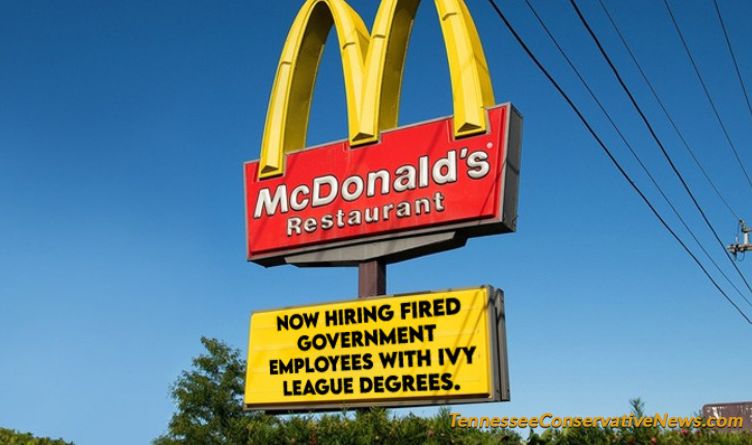 McDonald's - Now Hiring Fired Government Employees With Ivy League Degrees - Meme