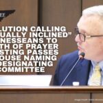 Resolution Calling “Spiritually Inclined” Tennesseans To Month Of Prayer & Fasting Passes In House Naming & Designating Committee
