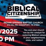 Biblical Citizenship Course Coming Up In Kingston, Tennessee