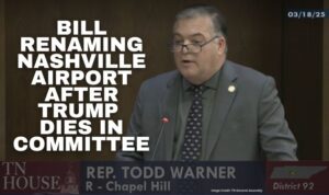 Bill Renaming Nashville Airport After Trump Dies In Committee