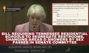 Bill Requiring Tennessee Residential Schools To Segregate Restrooms, Changing Areas & Showers By Sex Passes in Senate Committee