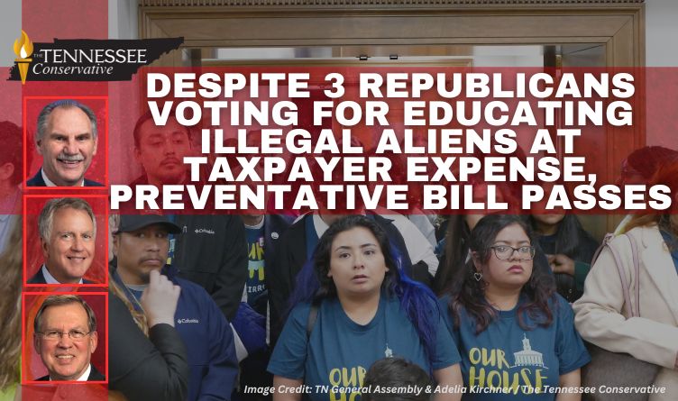 Despite 3 Republicans Voting for Educating Illegal Aliens At Taxpayer Expense, Preventative Bill Passes