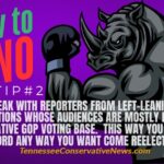 Only Speak With Reporters From Left-Leaning News Publications Whose Audiences Are Mostly Not Your Conservative GOP Voting Base. This Way You Can Spin Your Record Any Way You Want Come Reelection Time. - Meme