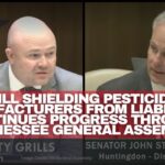 Bill Shielding Pesticide Manufacturers From Liabilities Continues Progress Through Tennessee General Assembly