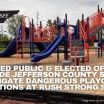 Engaged Public & Elected Officials Persuade Jefferson County Schools To Mitigate Dangerous Playground Conditions At Rush Strong School