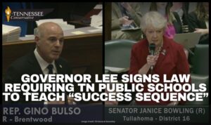 Gov. Lee Signs Law Requiring Tennessee Public Schools To Teach “Success Sequence”