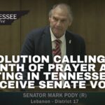 Resolution Calling For Month Of Prayer And Fasting In Tennessee To Receive Senate Vote