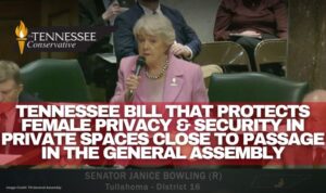 Tennessee Bill That Protects Female Privacy & Security In Private Spaces Close To Passage In The General Assembly