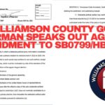 Williamson County GOP Chairman Speaks Out Against SB0799/HB0855