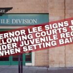 Governor Lee Signs Bill Allowing Courts To Consider Juvenile Records When Setting Bail