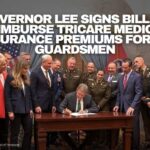 Governor Lee Signs Bill To Reimburse TRICARE Medical Insurance Premiums For Tennessee Guardsmen