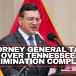 Attorney General Takes Over Tennessee Discrimination Complaints