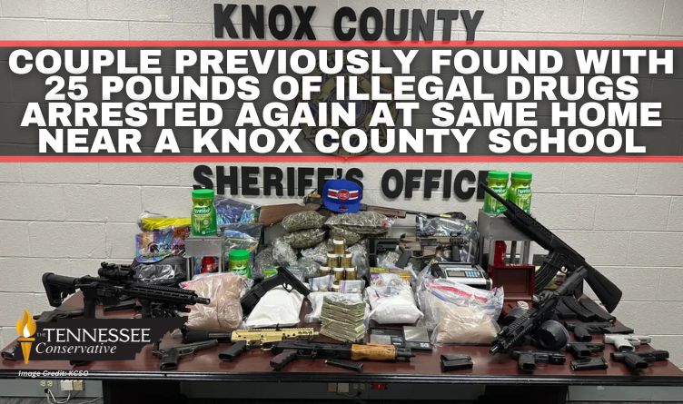 Couple Previously Found With 25 Pounds Of Illegal Drugs Arrested Again At Same Home Near A Knox County School