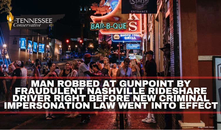 Man Robbed At Gunpoint By Fraudulent Nashville Rideshare Driver Right Before New Criminal Impersonation Law Went Into Effect