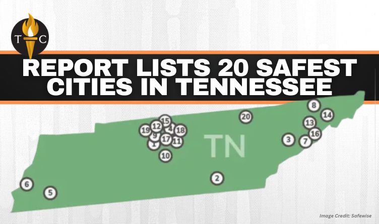 Report Lists 20 Safest Cities In Tennessee