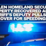 Stolen Homeland Security Property Recovered After Sheriff's Deputy Pulls Car Over For Speeding
