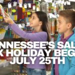 Tennessee’s Sales Tax Holiday Begins July 25th