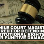 Juvenile Court Magistrate Fired For Defending Constitutional Rights Sues For Punitive Damages