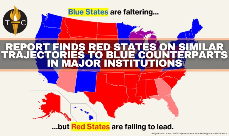 Report Finds Red States On Similar Trajectories To Blue Counterparts In Major Institutions