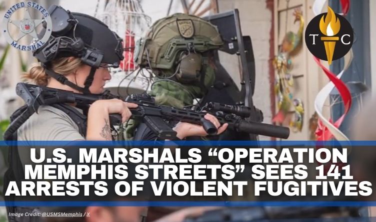 U.S. Marshals “Operation Memphis Streets” Sees 141 Arrests Of Violent Fugitives
