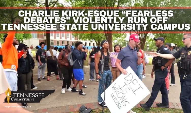 Charlie Kirk-Esque “Fearless Debates” Violently Run Off Tennessee State University Campus