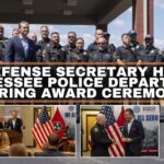 U.S. Defense Secretary Honors Tennessee Police Department During Award Ceremony