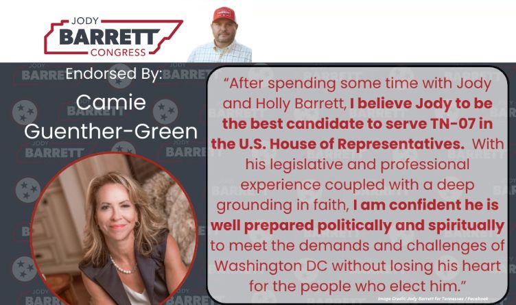 Mark Green's Ex-Wife Endorses Barrett For Congress