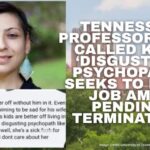 Tennessee Professor Who Called Kirk ‘Disgusting Psychopath’ Seeks To Keep Job Amid Pending Termination