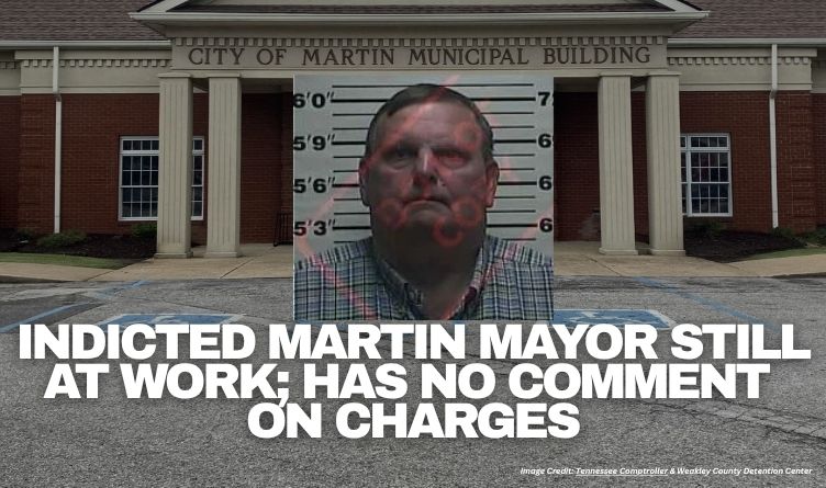 Indicted Martin Mayor Still At Work; Has No Comment On Charges