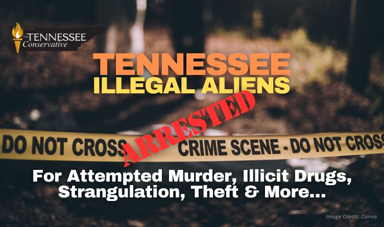 Tennessee Illegal Aliens Arrested For Attempted Murder, Illicit Drugs, Strangulation, Theft & More…