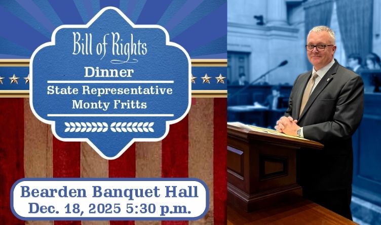 Bill Of Rights Dinner With Tennessee State Representative Monty Fritts