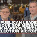 Republican Leaders Critique GOP Messaging After Narrow Special D7 Election Victory