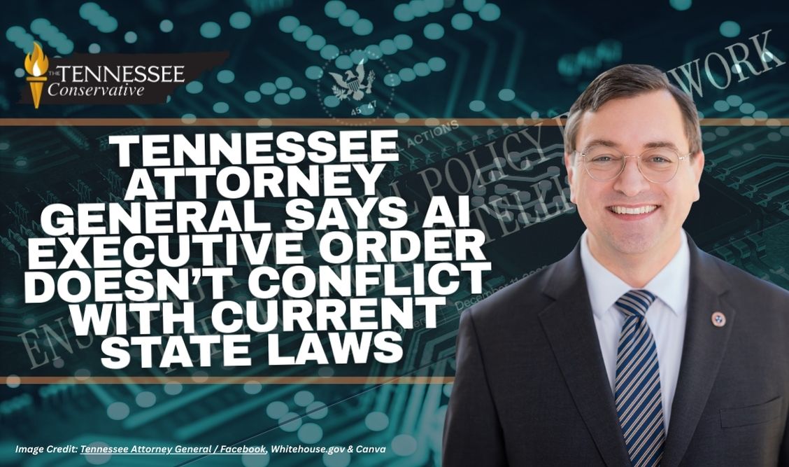 Tennessee Attorney General Says AI Executive Order Doesn’t Conflict With Current State Laws