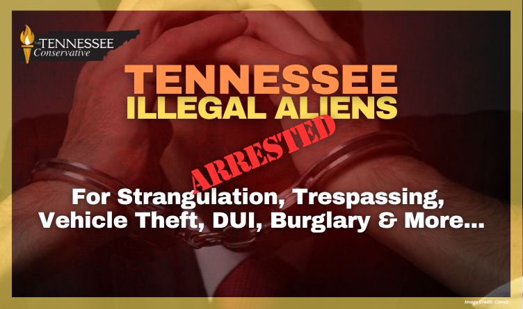Tennessee Illegal Aliens Arrested For Strangulation, Trespassing, Vehicle Theft, DUI, Burglary & More...