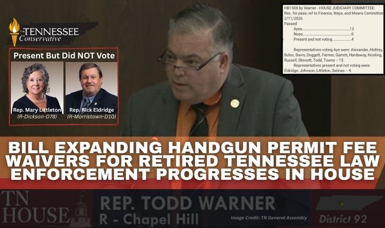 Bill Expanding Handgun Permit Fee Waivers For Retired Tennessee Law Enforcement Progresses In House