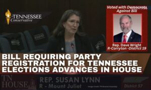 Bill Requiring Party Registration For Tennessee Elections Advances In House