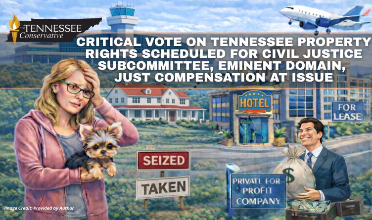 Critical Vote On Tennessee Property Rights Scheduled For Civil Justice Subcommittee, Eminent Domain, Just Compensation At Issue