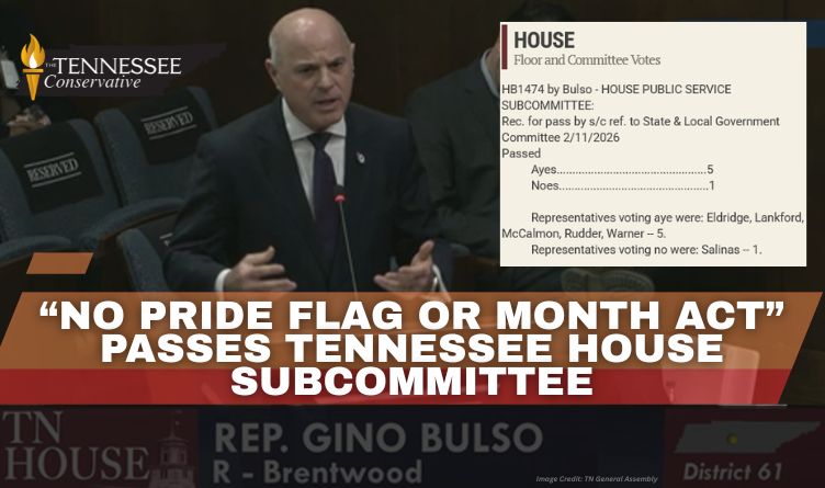 “No Pride Flag Or Month Act” Passes Tennessee House Subcommittee