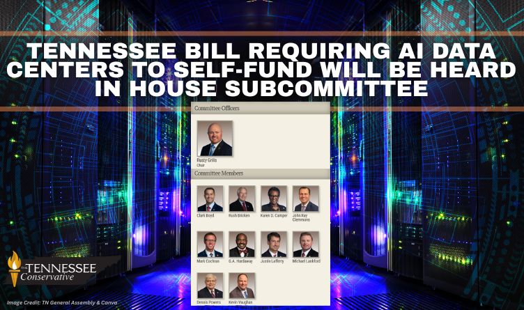 Tennessee Bill Requiring AI Data Centers To Self-Fund Will Be Heard In House Subcommittee
