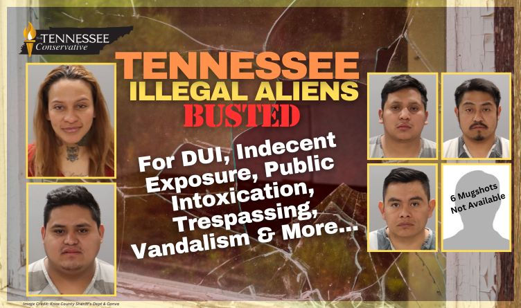 Tennessee Illegal Aliens Busted For DUI, Indecent Exposure, Public Intoxication, Trespassing, Vandalism & More...